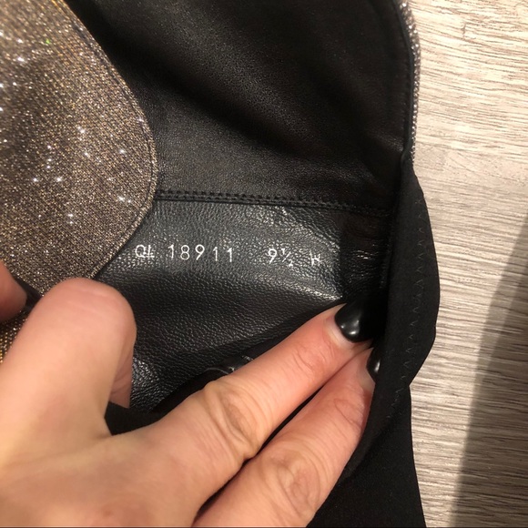 Stuart Weitzman Glitter 5050 Thigh Boots Sz 9.5W - Picture 5 of 8